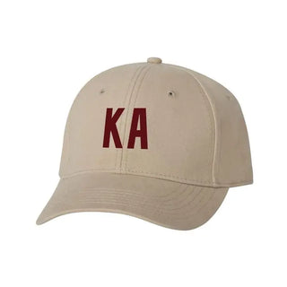 Clearance! Fraternity Structured Greek Letter Hat Campus Classics