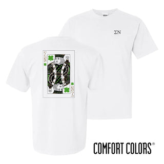 Comfort Colors White Short Sleeve Clover Tee Campus Classics