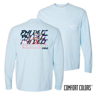 Comfort Colors Chambray Long Sleeve Urban Tee Campus Classics