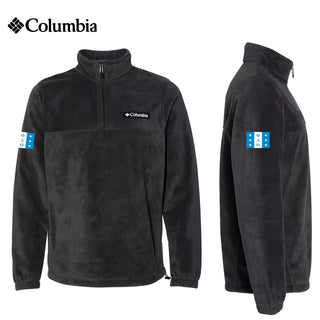 Columbia Embroidered Flag Quarter Zip Campus Classics