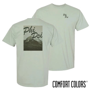 Fraternity Comfort Colors Bay Mountain View Short Sleeve Tee Campus Classics