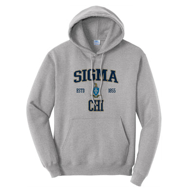 New! Fraternity Classic Crest Hoodie