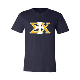 Fraternity Navy Essential Letter Tee Campus Classics