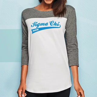 Clearance! Fraternity Mom 3/4 Sleeve Tee Campus Classics