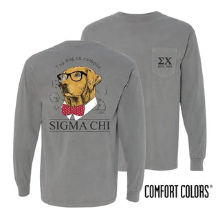 Fraternity Comfort Colors Campus Retriever Pocket Tee Campus Classics