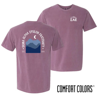 Fraternity Comfort Colors Short Sleeve Berry Exploration Tee Campus Classics