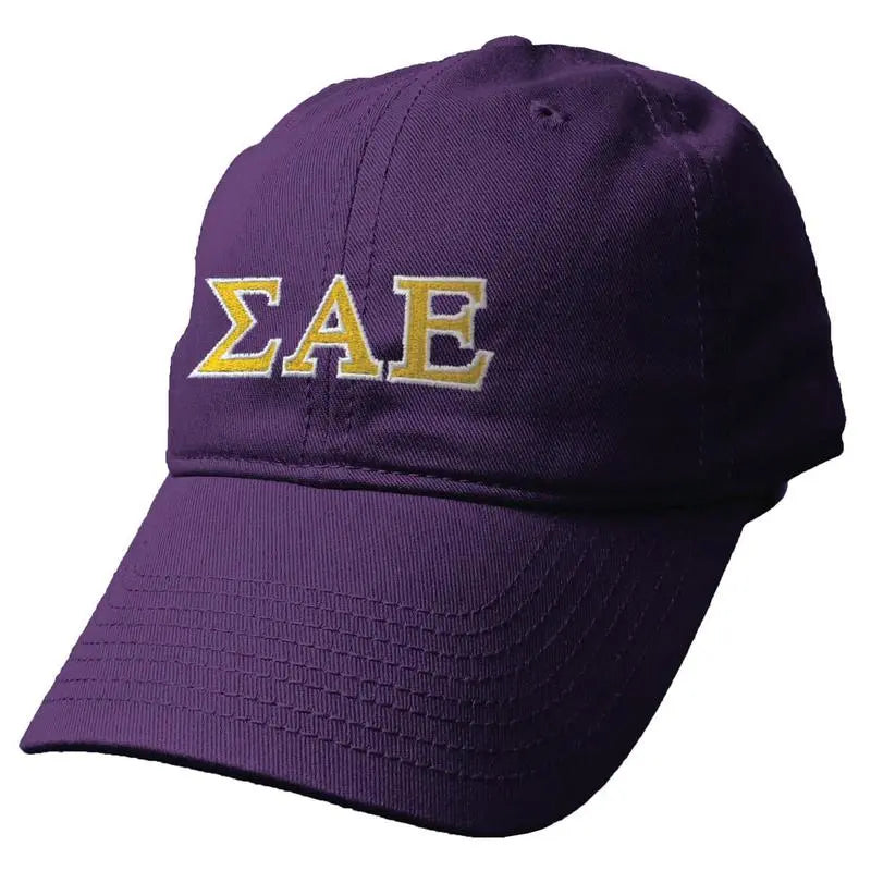 Fraternity Colored Greek Letter Hat By The Game - Campus Classics