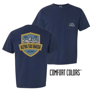 Fraternity Comfort Colors Mountain Pocket Tee Campus Classics