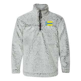 Fraternity Flag Sherpa 1/4 Zip Pullover Campus Classics