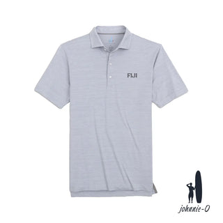 Fraternity Johnnie-O Heather Grey Polo Campus Classics