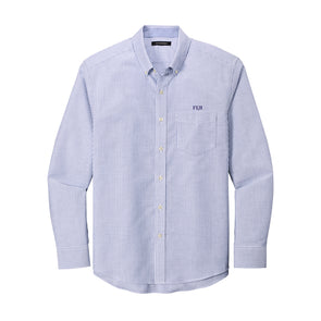 New! Fraternity Striped Oxford Button Down Shirt