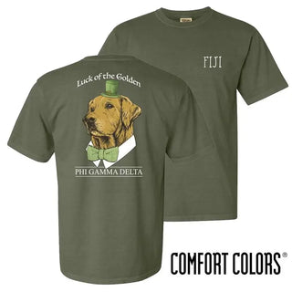 Fraternity Comfort Colors Lucky Retriever Tee Campus Classics