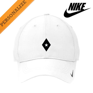 Fraternity Personalized White Nike Dri-FIT Performance Hat Campus Classics