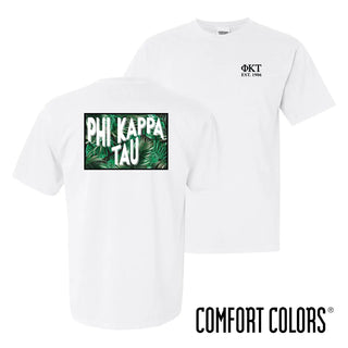 Clearance! Comfort Colors Short Sleeve White Jungle Tee Campus Classics