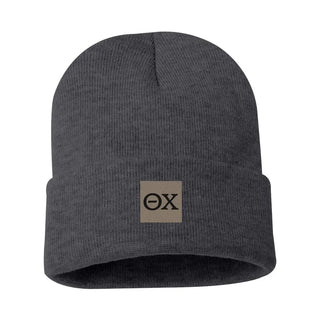 Fraternity Charcoal Letter Beanie Campus Classics