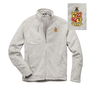 Fraternity Embroidered Crest Full-Zip Fleece Campus Classics