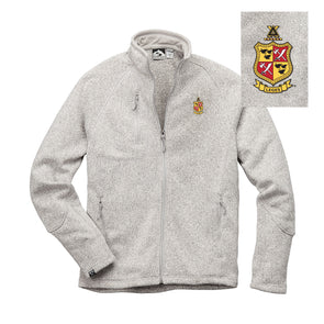 Fraternity Embroidered Crest Full-Zip Fleece