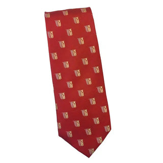 Fraternity Repeating Pattern Silk Tie Campus Classics