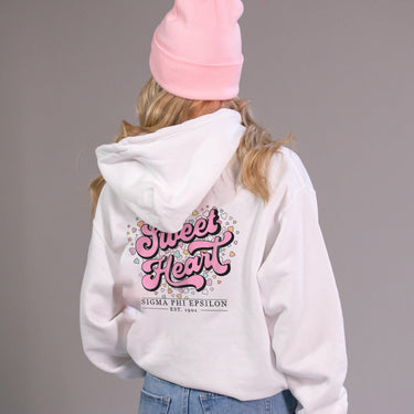 SigEp White Sweetheart Hoodie Sigma Phi Epsilon