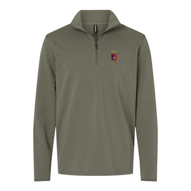 SigEp Embroidered Crest Quarter Zip Sigma Phi Epsilon