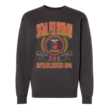 SigEp Frat Heavyweight Graphic Crewneck.