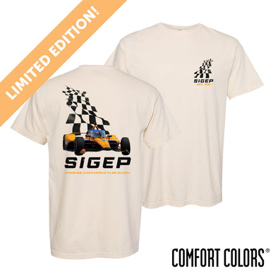 New! SigEp Limited Edition Comfort Colors Checkered Champion Short Sleeve Tee