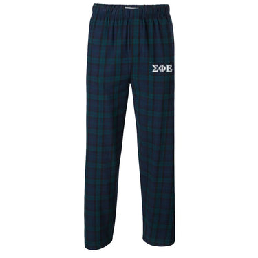 SigEp Blackwatch Plaid Flannel Pants