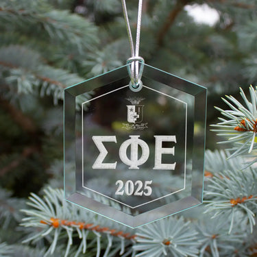 New! SigEp 2025 Limited Edition Holiday Ornament Sigma Phi Epsilon