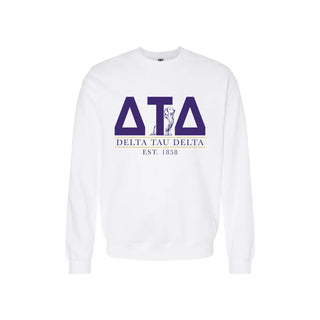 Delt Golden Letters Crewneck Delta Tau Delta