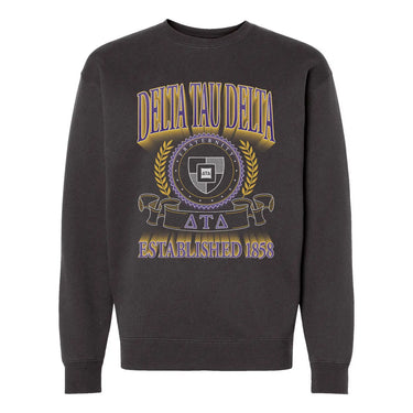 Delt Frat Heavyweight Graphic Crewneck.