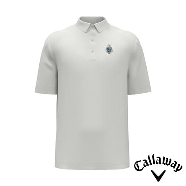 New! Delt White Callaway Crest Polo Delta Tau Delta