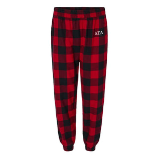 Delt Flannel Joggers Delta Tau Delta