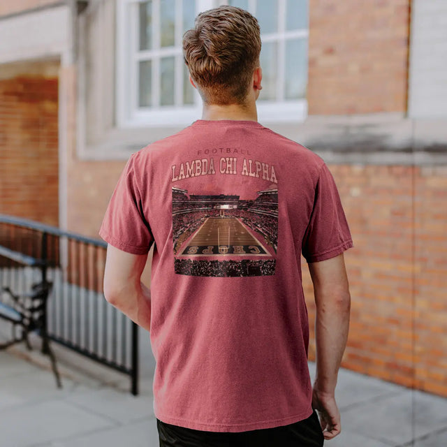 Lambda Chi Stadium Spirits Short Sleeve Tee - Campus Classics