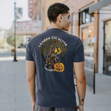 Limited Edition Lambda Chi Midnight Manor Short Sleeve Tee Lambda Chi Alpha