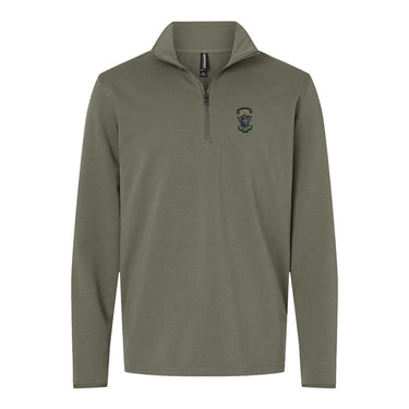 Lambda Chi Embroidered Crest Quarter Zip Lambda Chi Alpha