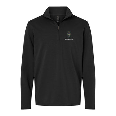 Lambda Chi Embroidered Crest Quarter Zip Lambda Chi Alpha