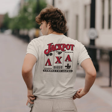 Comfort Colors Lambda Chi Jackpot Tee