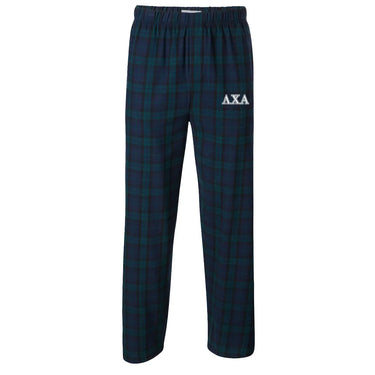 Lambda Chi Blackwatch Plaid Flannel Pants
