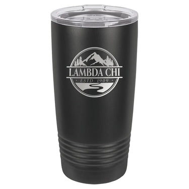 Lambda Chi 20oz Travel Coffee Tumbler