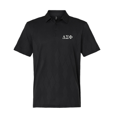 Carbon Black Polo Shirt Front