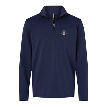 Pi Kapp Embroidered Crest Quarter Zip Pi Kappa Phi