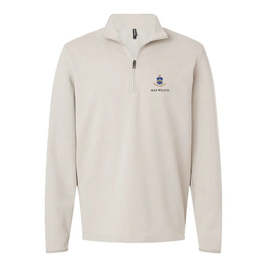 New! Pi Kapp Embroidered Crest Quarter Zip Pi Kappa Phi