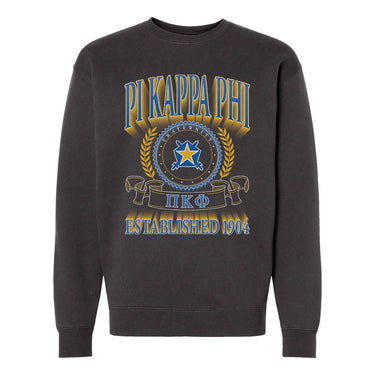 Pi Kapp Frat Heavyweight Graphic Crewneck.