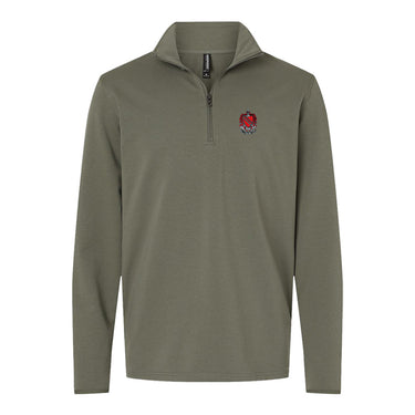 TKE Embroidered Crest Quarter Zip Tau Kappa Epsilon