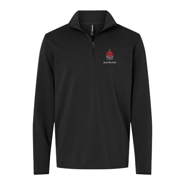 TKE Embroidered Crest Quarter Zip Tau Kappa Epsilon