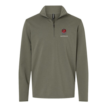 TKE Embroidered Crest Quarter Zip Tau Kappa Epsilon