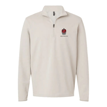 New! TKE Embroidered Crest Quarter Zip Tau Kappa Epsilon