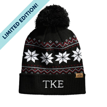 TKE Knitted Pom Beanie Tau Kappa Epsilon