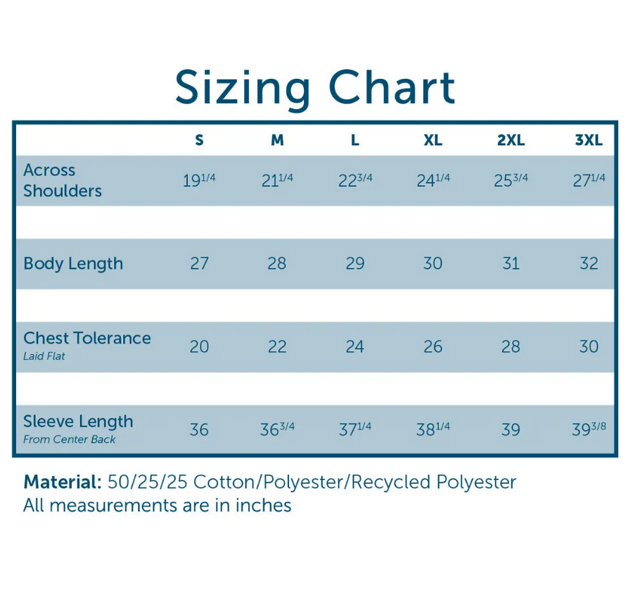 Comfort Colors Size Chart