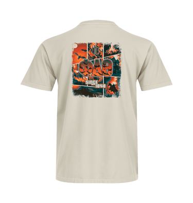 Ivory Printed T-shirt Back